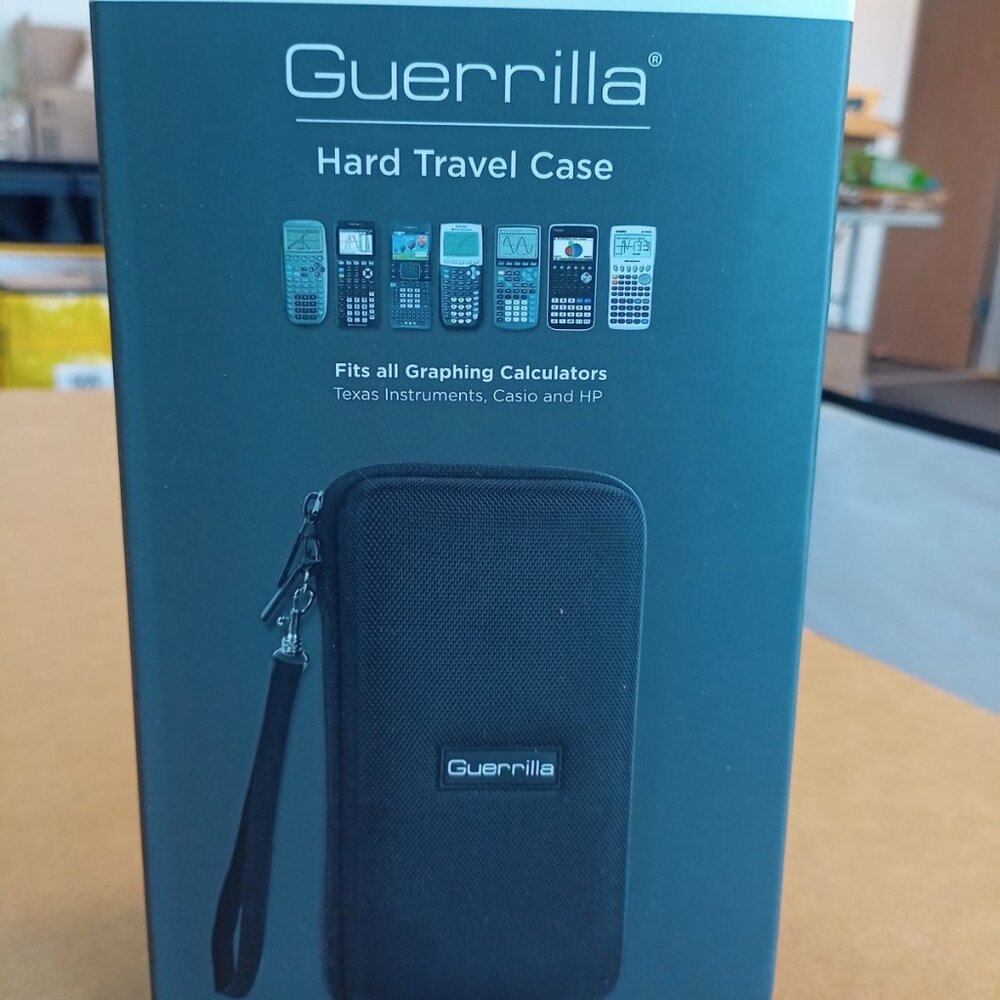 Guerrilla Hard Travel Case for Graphing Calculators w BONUS Accessories